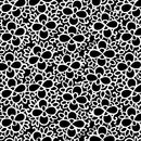 Crimson Royale - Fleu Geo - Black / White - Yardage