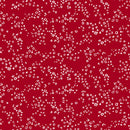 Crimson Royale - Scattered Shapes - Dark Red / White - Yardage