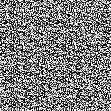Crimson Royale - Packed Scribbles - Black / White - Yardage