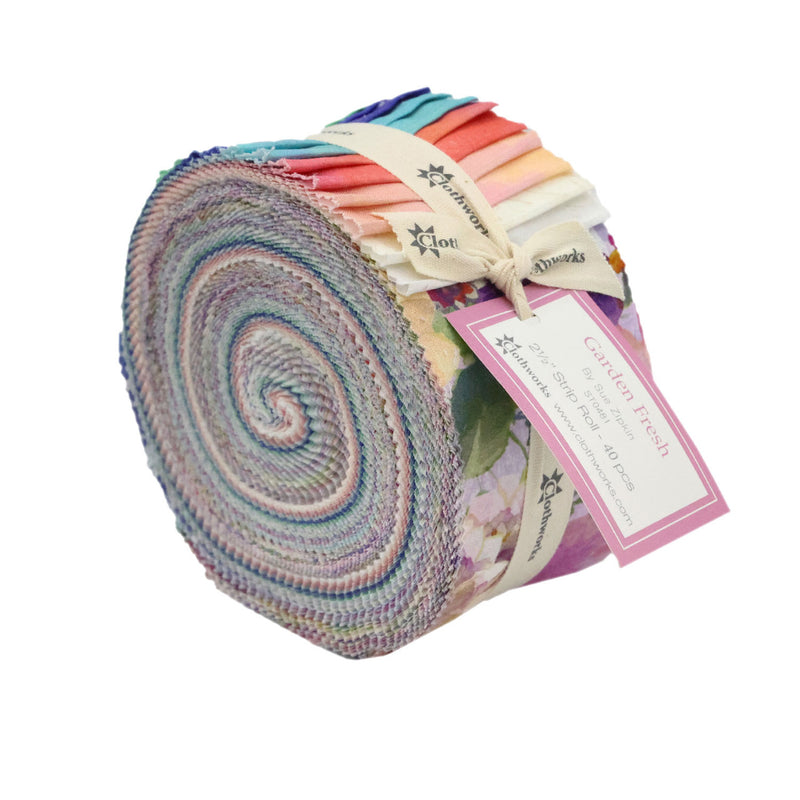 Garden Fresh by Sue Zipkin, Clothworks -  Jelly Roll 2.5 Inch Strips