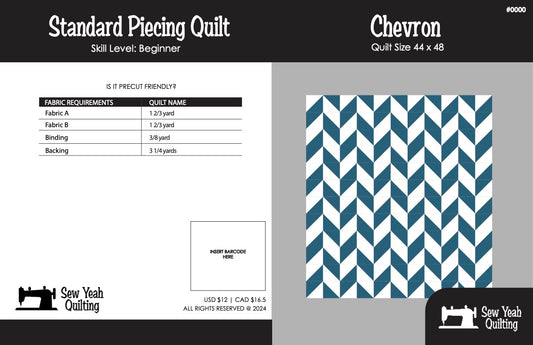 Chevron Quilt 44" x 48"