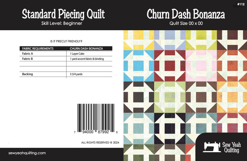 Churn Dash Bonanza Quilt