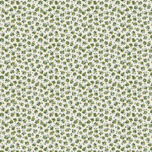 Autumn Woodland - Clover Speckle A - Cream - Yardage
