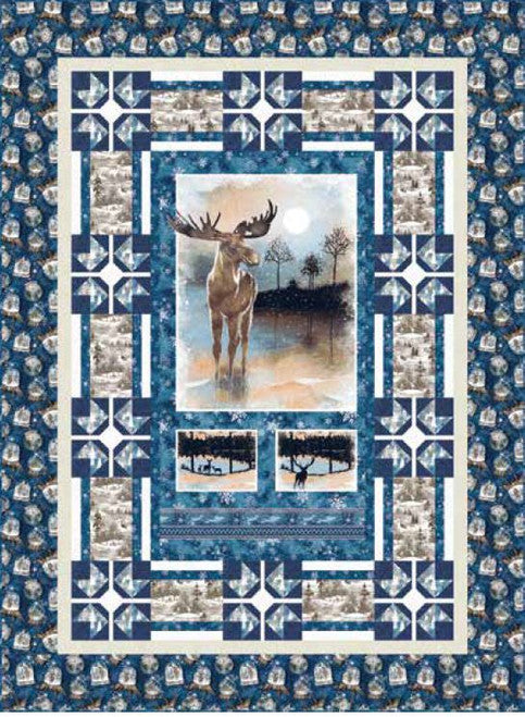 Cold Winter Morning Quilt Kit 64" x 84"