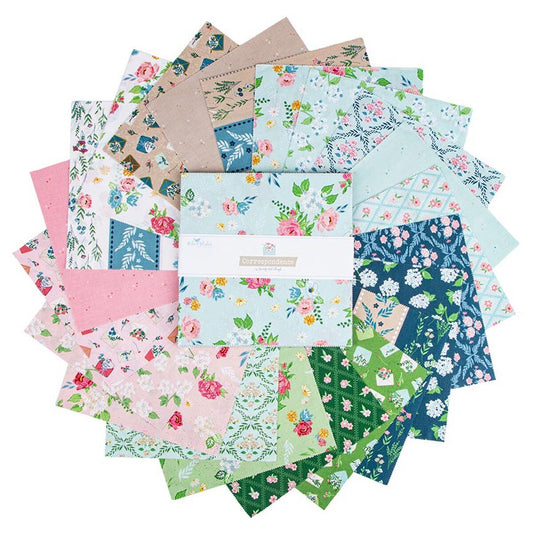 Correspondence - 5" Squares, 42 pcs - Charm Pack