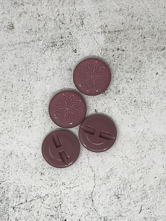 Italian Rosewater 1.3" Etched Button 54L 34MM