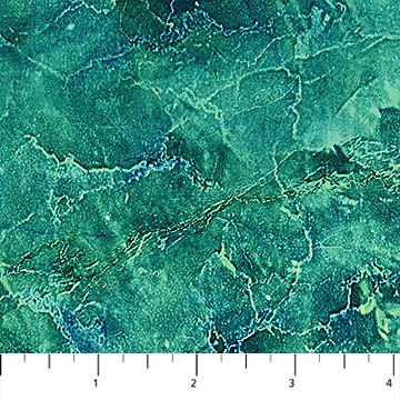 Vitamin Sea Teal Multi Marble Texture Fabric