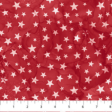 Patriot Tonal Stars Red Fabric