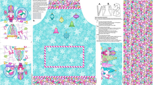Northcott Merry & Bright by Michael Zindell Designs Apron