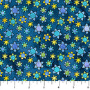 Hanukkah Lights - Stars - Blue/Multi - Yardage