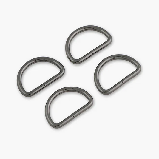 4 D-Rings 1" Gunmetal