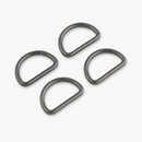 4 D-Rings 1" Gunmetal