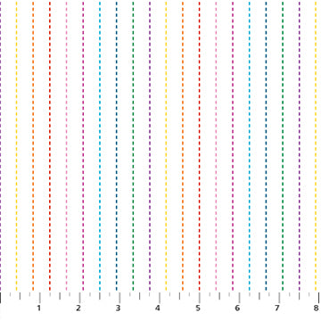 Dovetail -Stripes White Multi