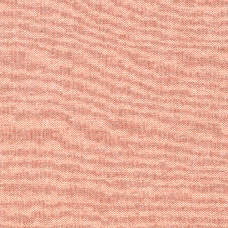 Essex Yarn Dyed Coral Linen/Cotton Fabric