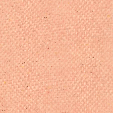 Essex Speckle Yarn Dyed Coral Linen/Cotton Fabric