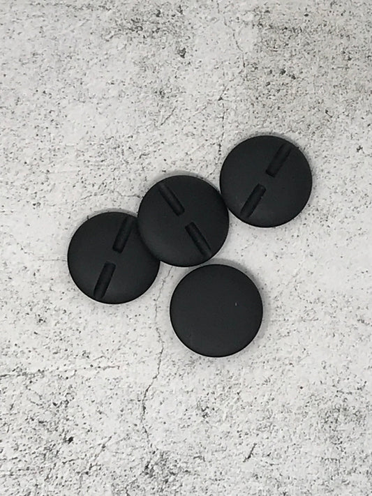 Italian 1.3" Black Button 54L 34MM