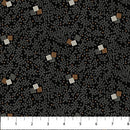 Haberdashery Flannel - Mini Block Toss - Northcott - Charcoal Multi - Yardage