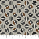 Haberdashery Flannel - Circle Toss - Northcott - Mid Gray Multi - Yardage