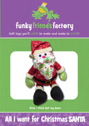 All I Want For Christmas Santa Pattern