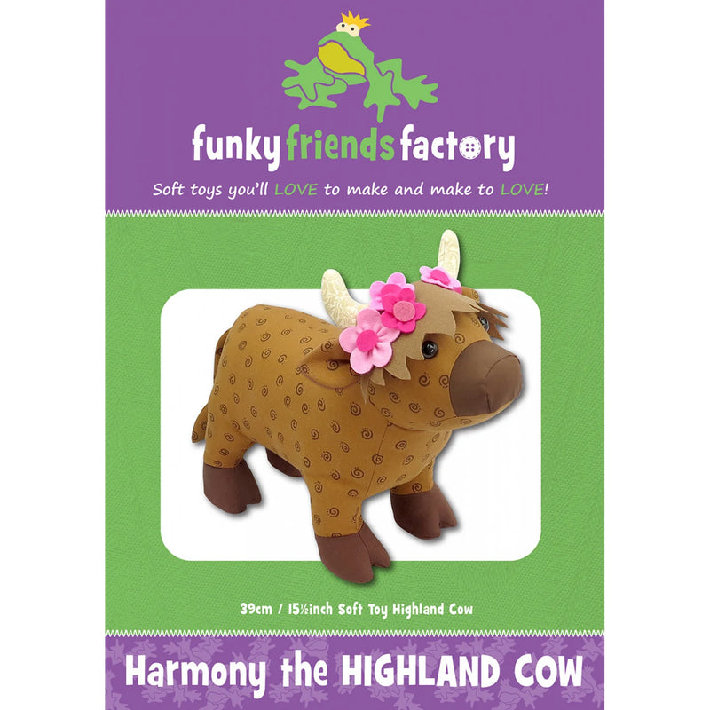 Harmony the Highland Cow Pattern