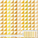 Made Easy - Triangle Stripe Cheater - Golden - Yardage