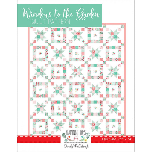 Windows to the Garden 62" x 74" Quilt Pattern