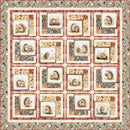 FRAMED CUTIES QUILT KIT-  FEATURING HEDGEHUGS