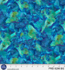 Free Rein - Multi Swirl - Blue - Yardage