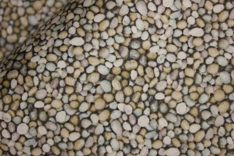 Naturescapes Basics Pebbles Mid Gray Fabric