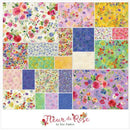 Fleur de Rose - 10" Squares, 42 pcs - Layer Cake