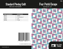 Four Patch Escape Quilt 55" x 63"