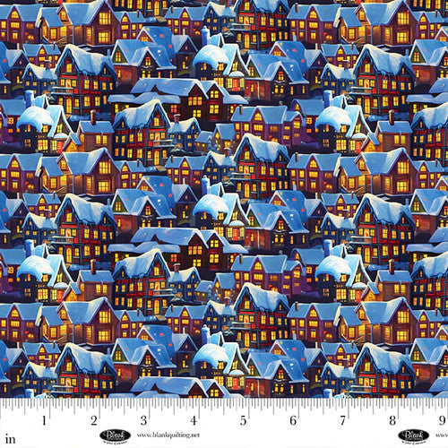 Frostykins || Brown Winter Village Collage 4269-35 Brown