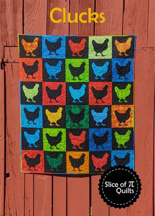 Clucks Slice of Pi Quilt Kit 48" x 57"