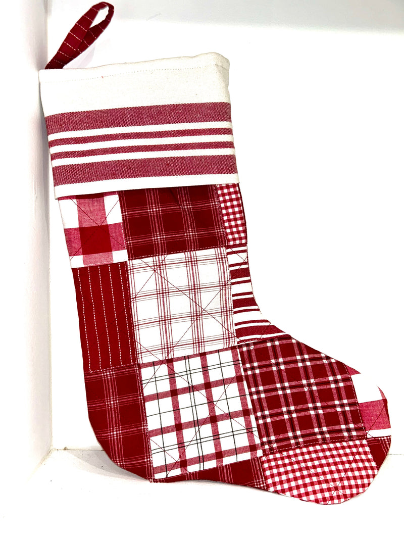 Christmas with Panache Red Pieced Stocking Kit