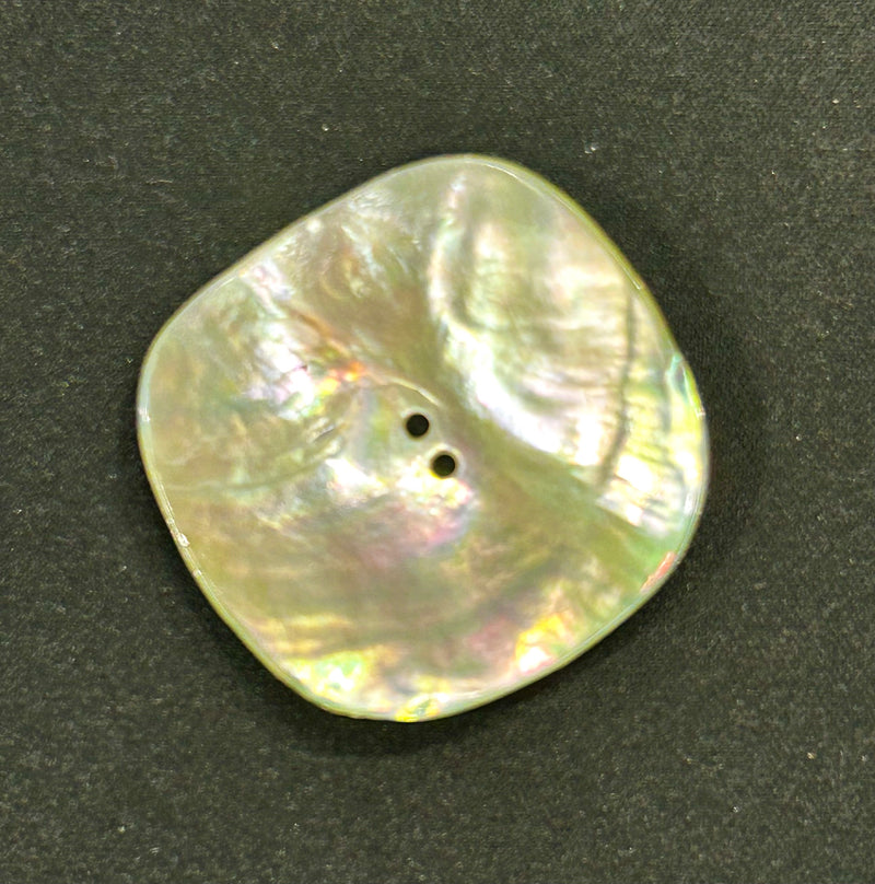 Italian Natural Shell 2" Rounded Square Pearl Button 80L 51MM