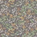 Golden Hour - Allover Vines - Charcoal - Yardage