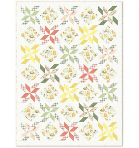 Garden Pinwheels Quilt Kit - Whidham Fabrics