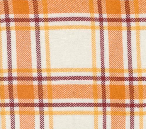 Thanksgiving Harvest Plaid 16" Toweling Fabric