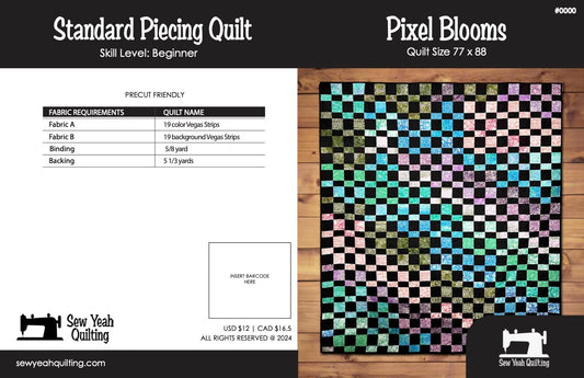Hopscotch Rainbow Quilt 77" x 88"