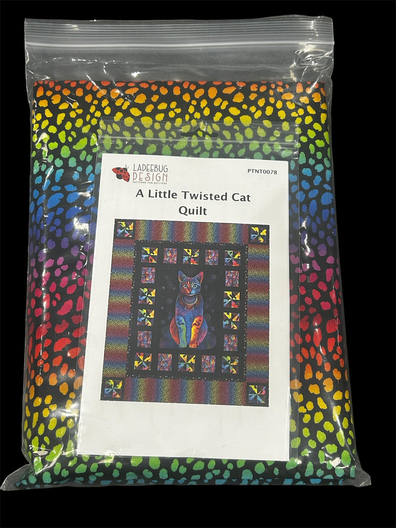 A Little Twisted Cat Quilt Kit