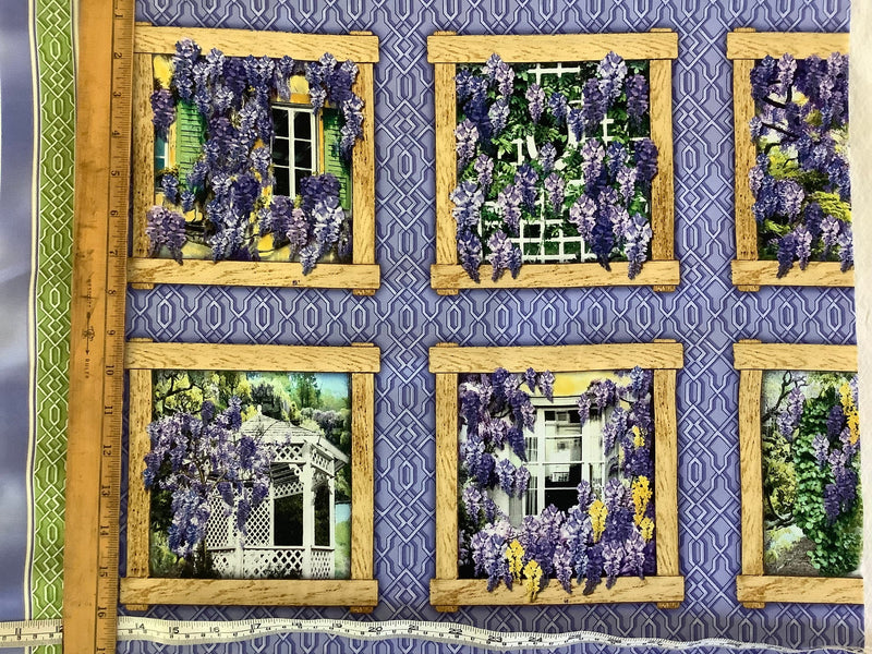 Wisteria Lane Scenic Panel 24" x 42"