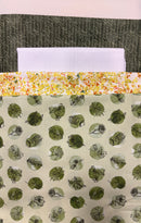 Laurel Bag Pattern - Collection Blooming Memories Figo - Reversible Project Bag - Kit