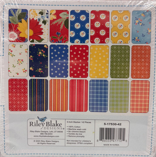 Summer's In Town - 5" Stackers 42 pcs - Charm Pack