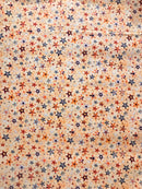 A Haunting We Will Go - Stars & Moons - Orange - Yardage