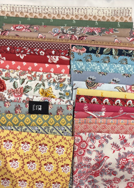 Jane Austen 250th Anniversary Bob Pattern - Jane Austen's House Collections 78 1/2" x 86 1/2" - Quilt Kit
