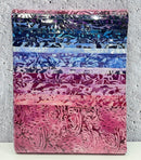 Rosy Bloom Batik - 6.5", 20 pcs - Vegas Strip