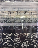 Flora Noire - 6.5" Strips, 21 pcs - Expressions Batik - Vegas Strip