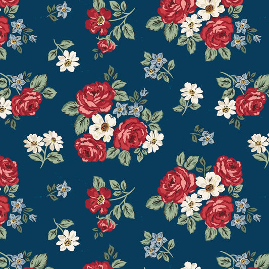 Independence - Floral - Oxford - Yardage