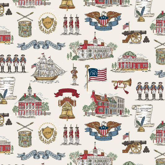 Independence - Main - Cream - Yardage