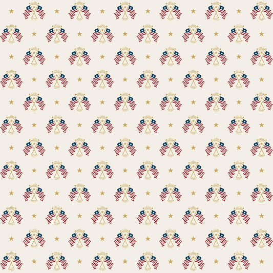 Independence - Old Glory - Cream - Yardage